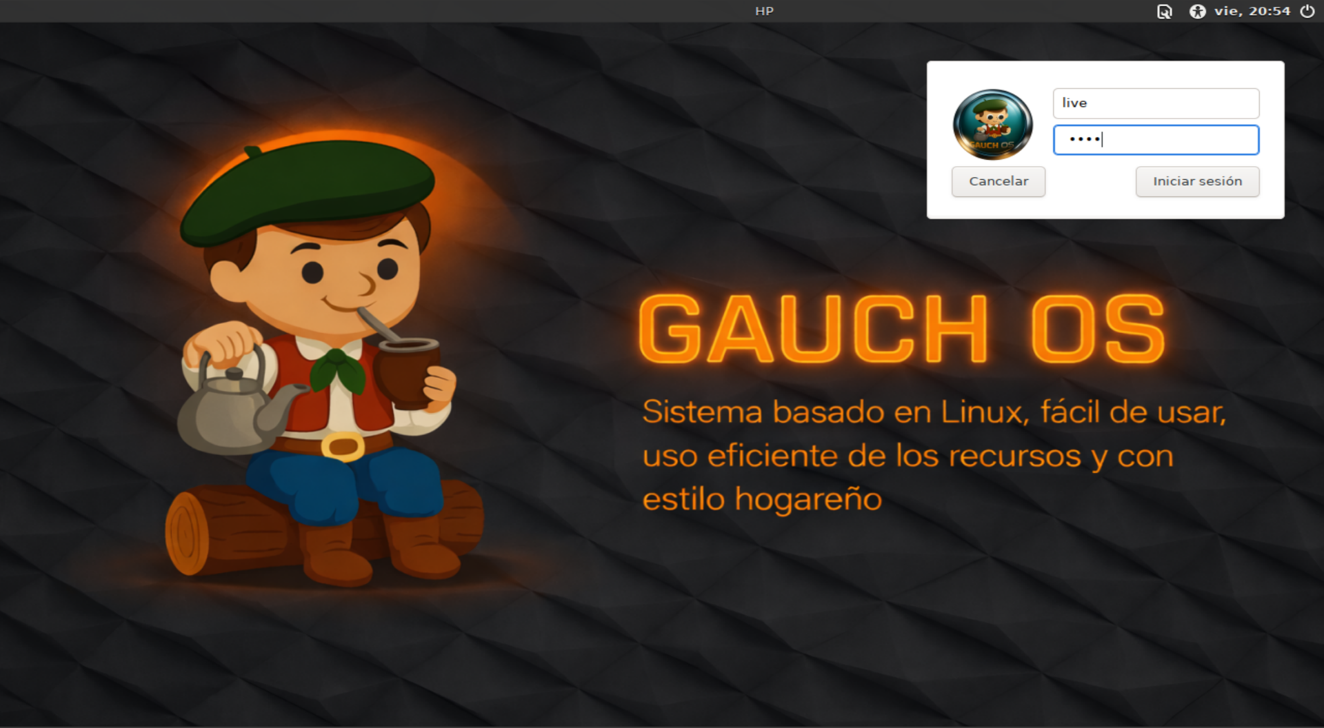 Login GauchOS.